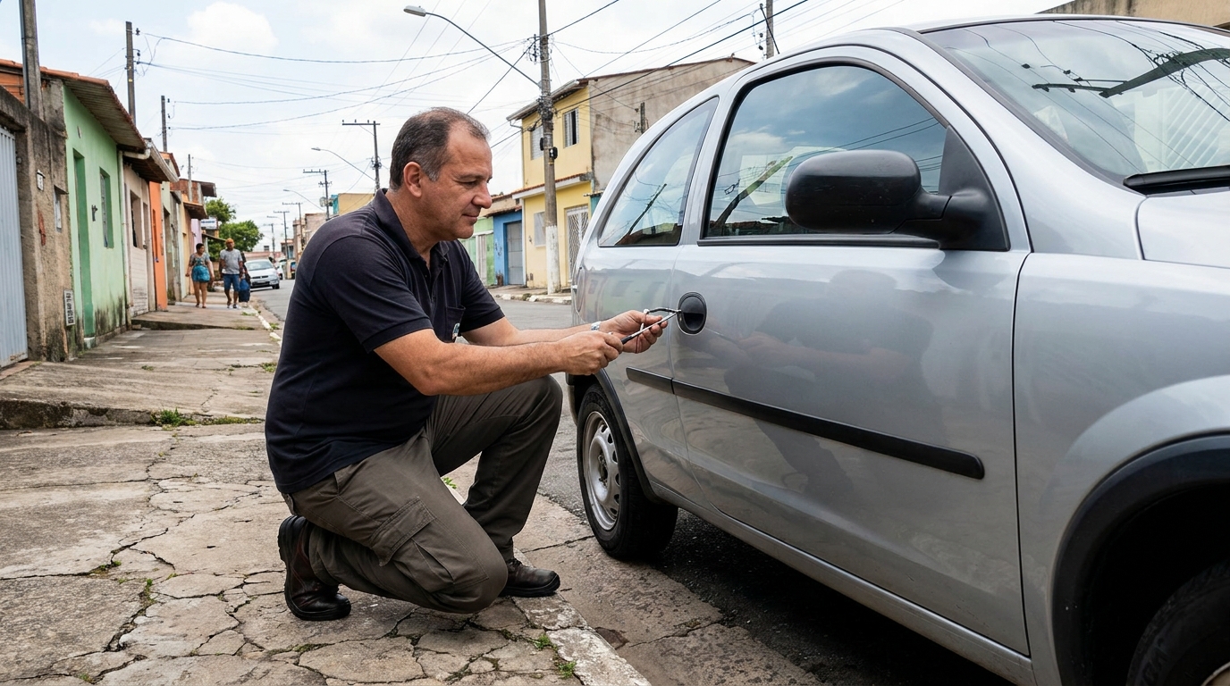 Abertura de carro sem danos por chaveiro em Uberlândia‑MG